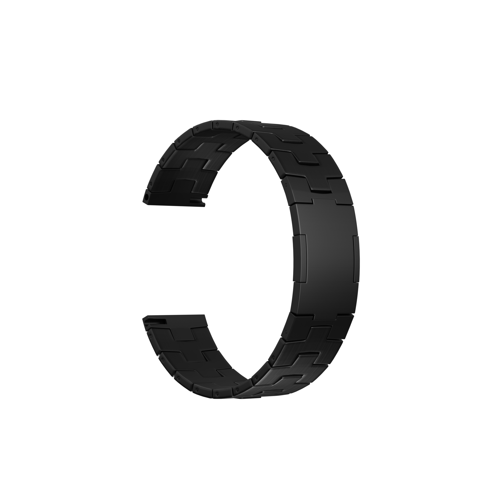 Suunto Run Titanium Grain Strap (Flat Buckle) (Graphite)