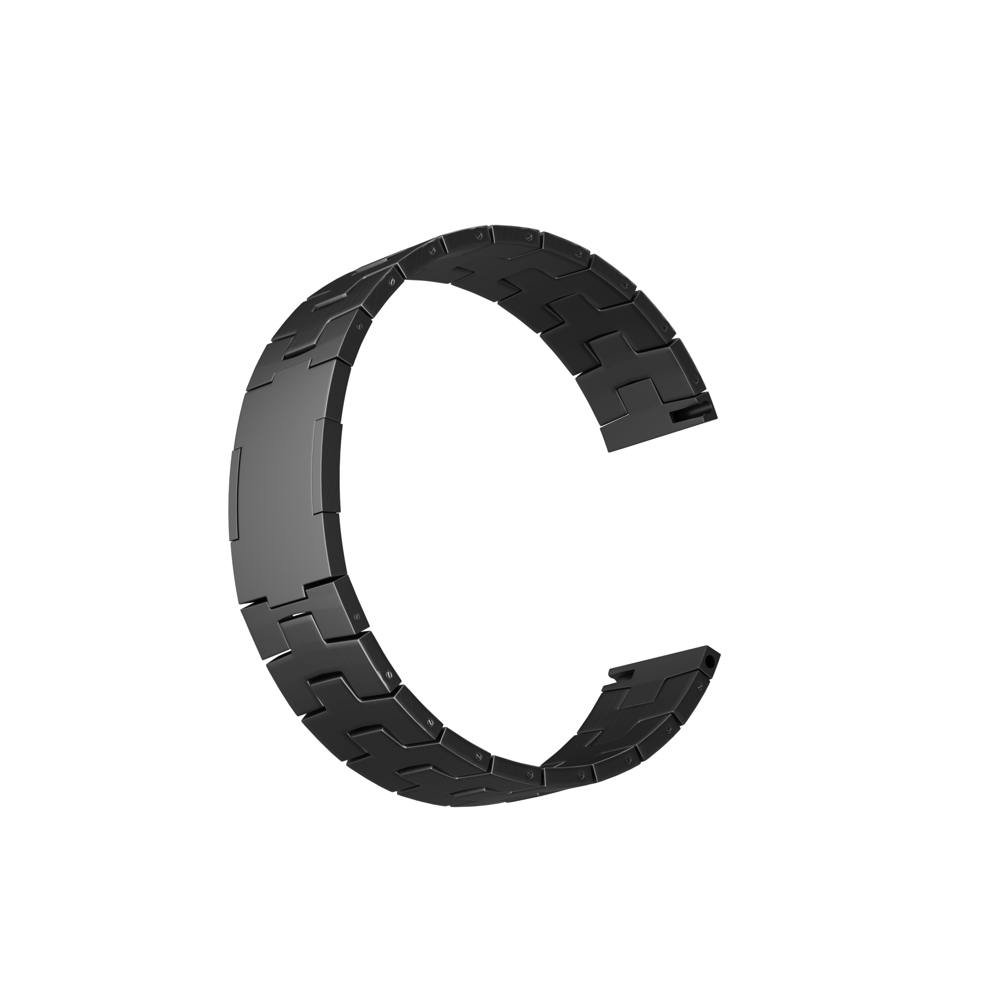 Suunto 9 Peak Pro Titanium Grain Strap (Flat Buckle) (Graphite)