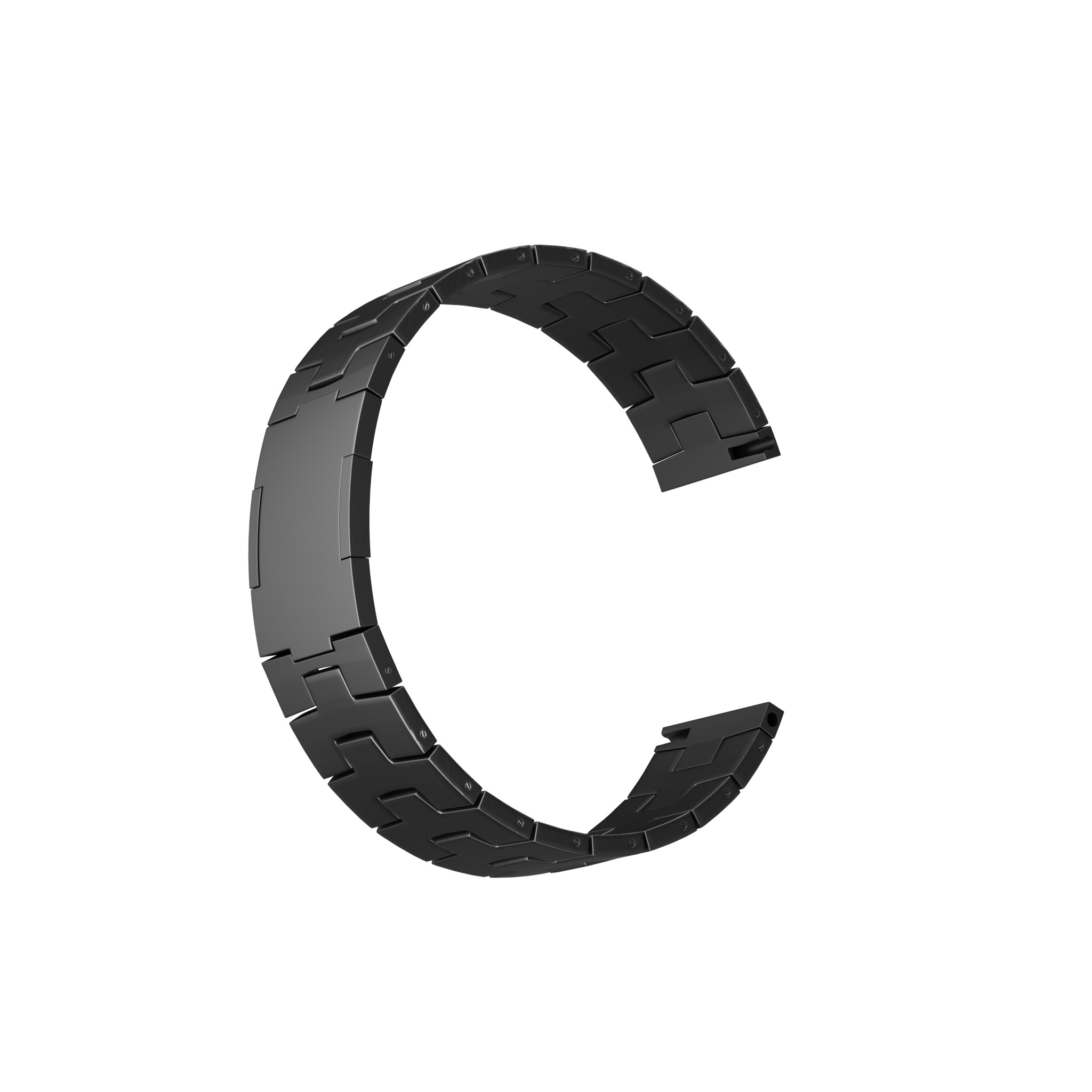 CMF Watch Pro 2 Titanium Grain Strap (Flat Buckle) (Black)