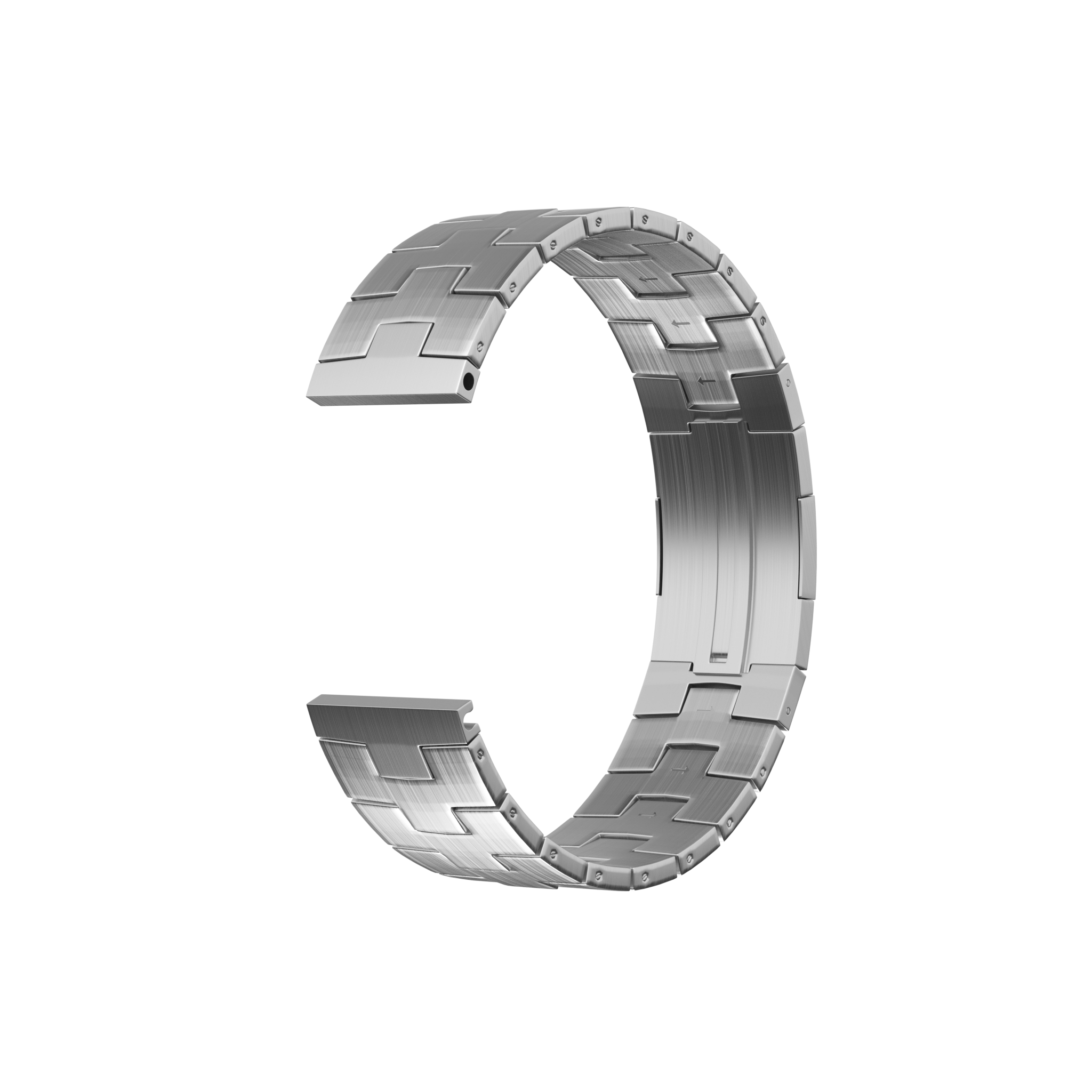 Bracelet grain de titane OnePlus Watch 3 (fermoir plat) (argent)