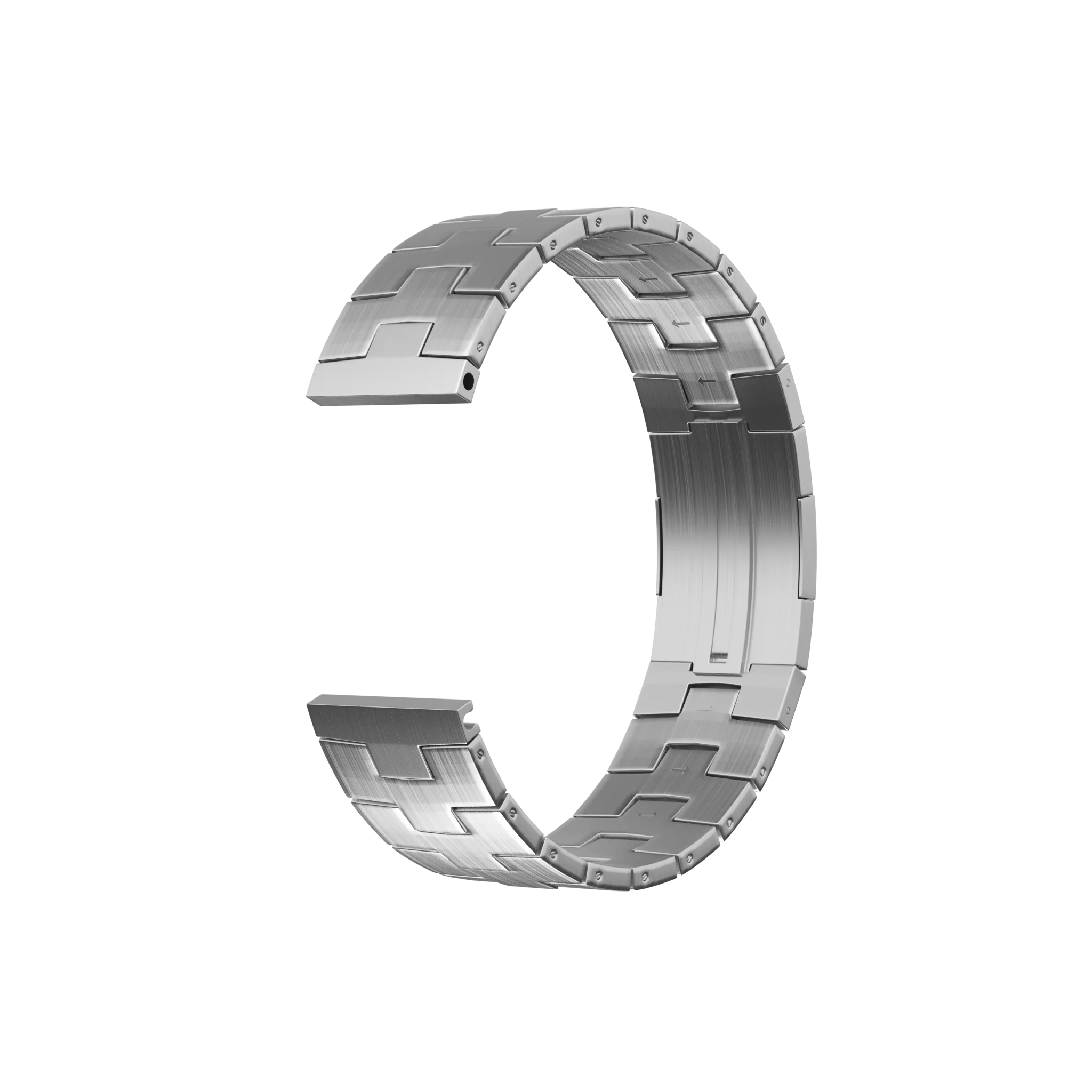 Suunto Race (S) Titanium Grain Strap (Flat Buckle) (Silver)