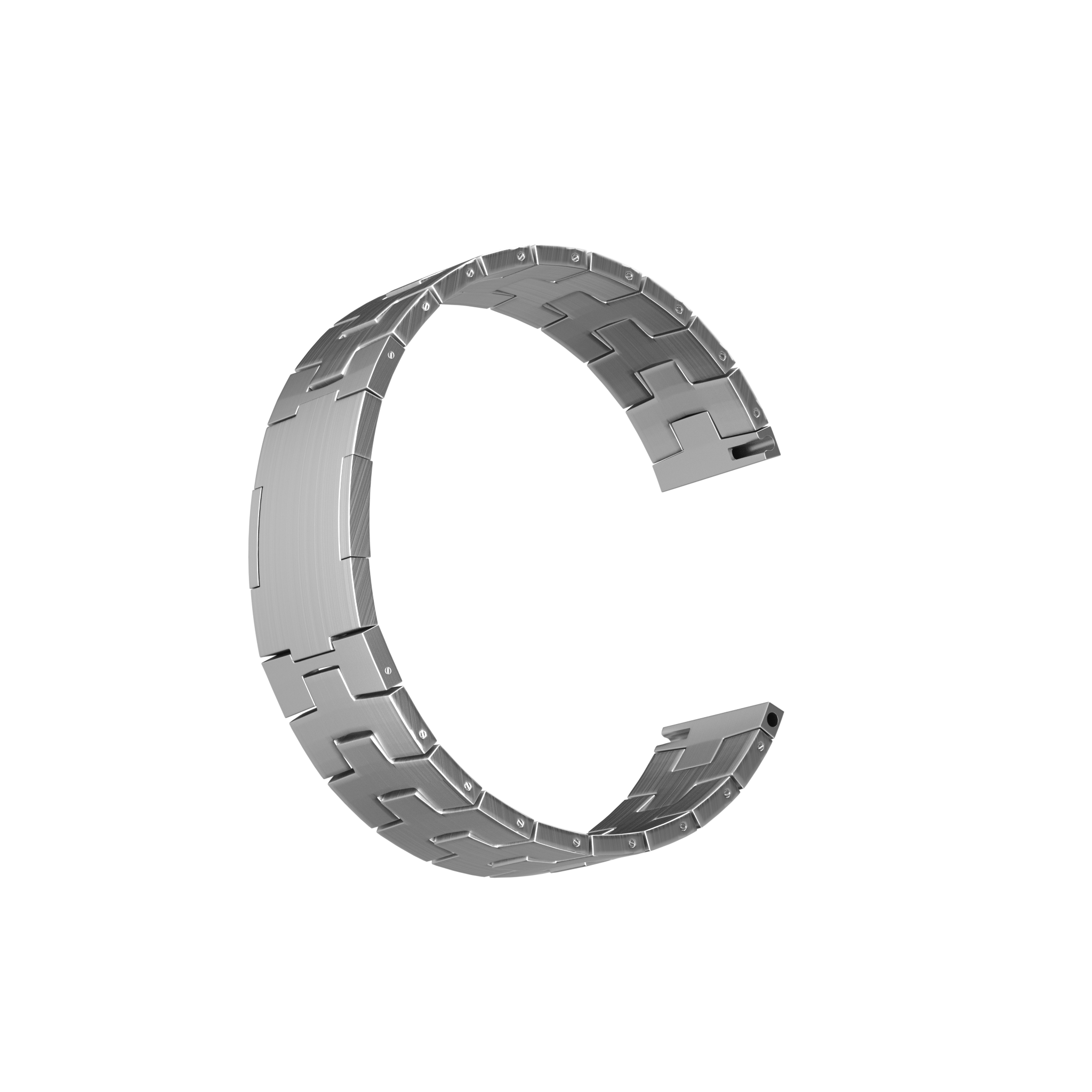 Bracelet grain de titane OnePlus Watch 3 (fermoir plat) (argent)