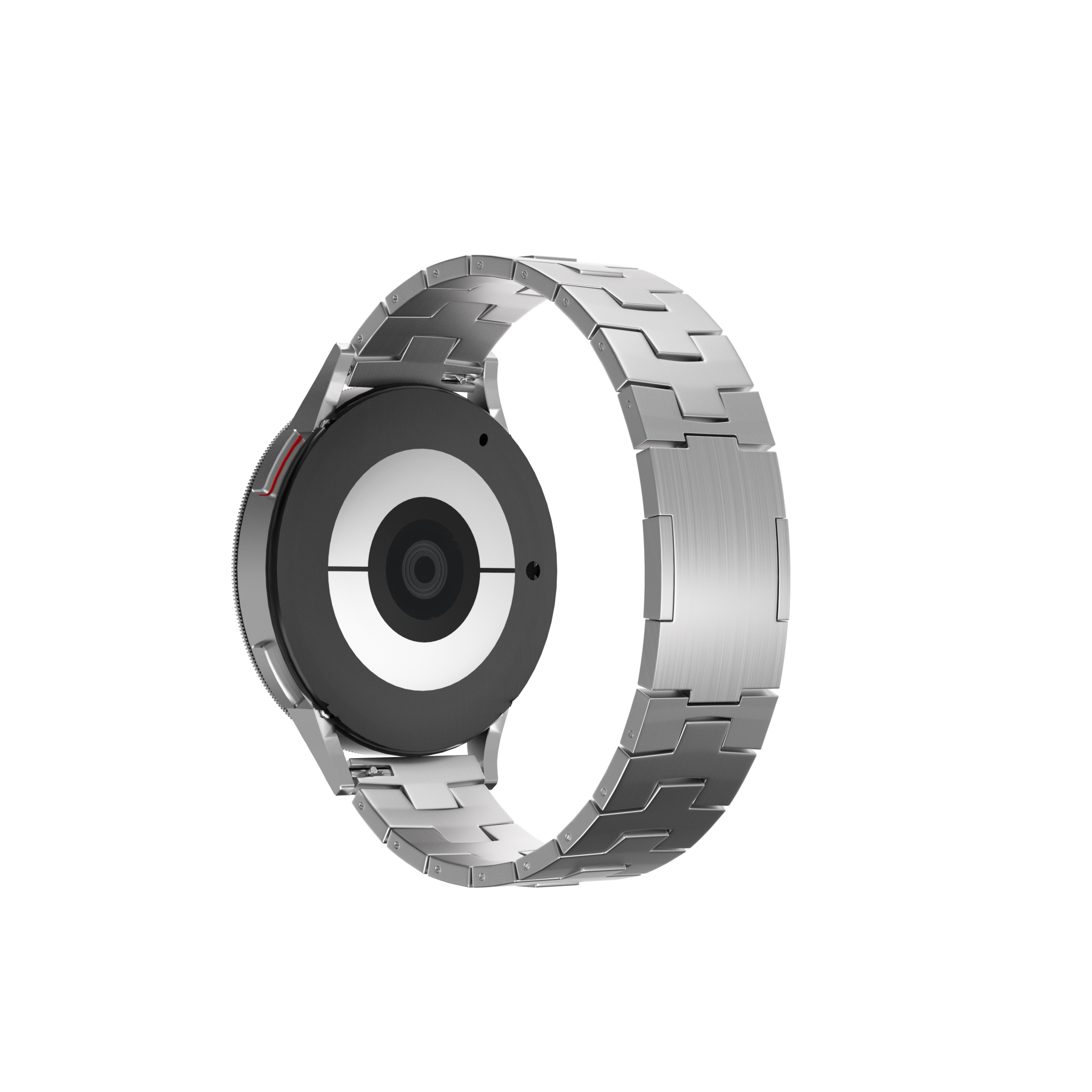 Bracelet titane avec boucle plate Huawei Watch GT 6 46mm (argent)