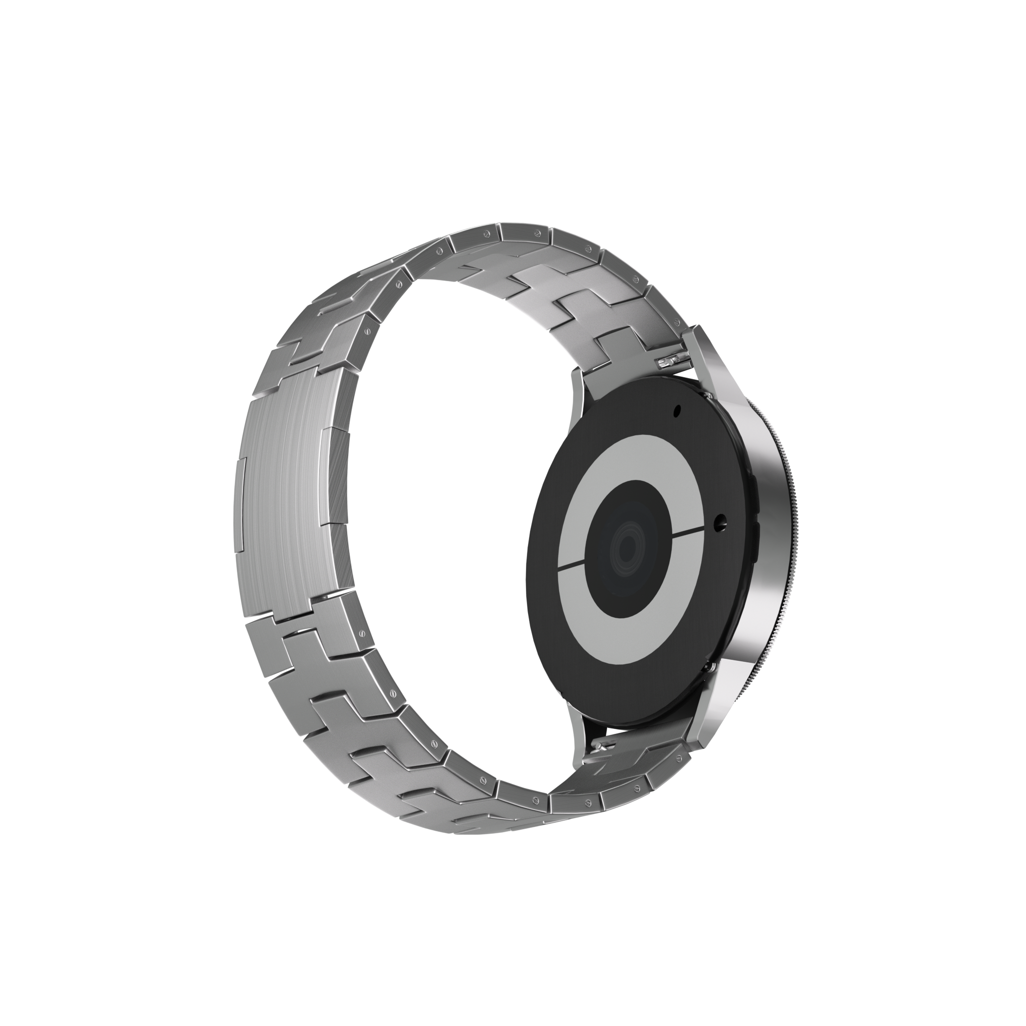 Suunto Race (S) Titanium Grain Strap (Flat Buckle) (Silver)