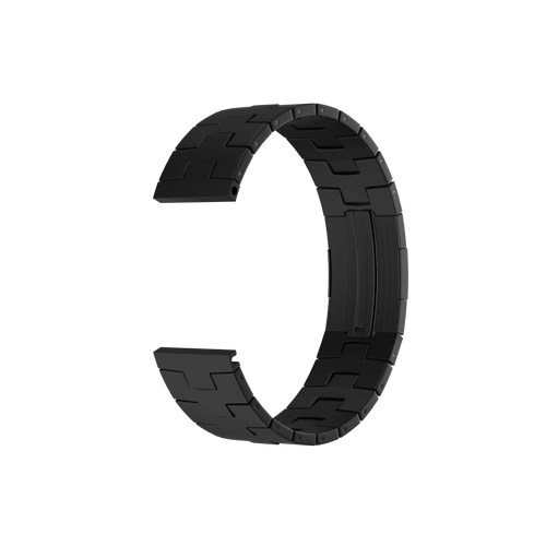 Huawei Watch GT 5 - 46mm Titanium Grain Strap (Flat Closure) (Black)
