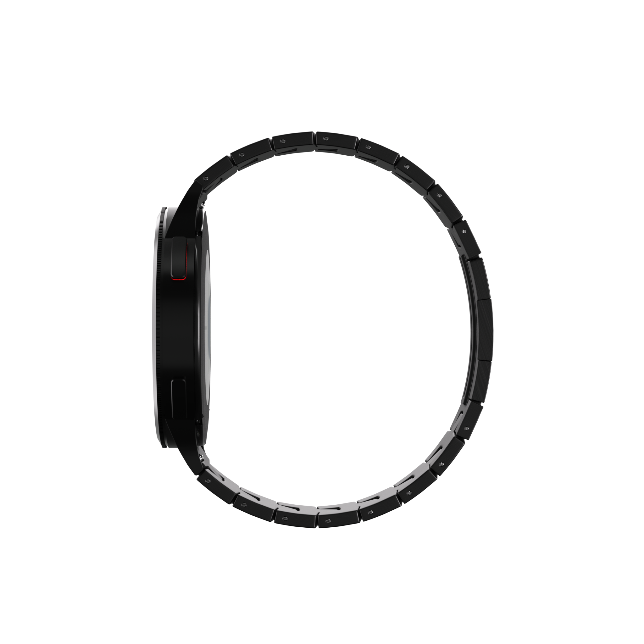 Bracelet titane granulé Xiaomi Watch S3 (boucle plate) (noir)