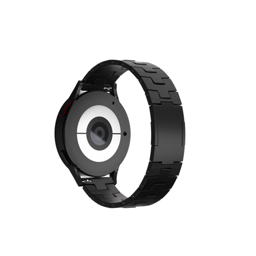 Bracelet titane grain (fermoir plat) Xiaomi Watch 5 (noir)