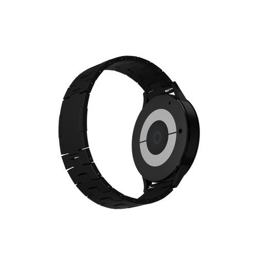 Suunto Run Titanium Grain Strap (Flat Buckle) (Black)