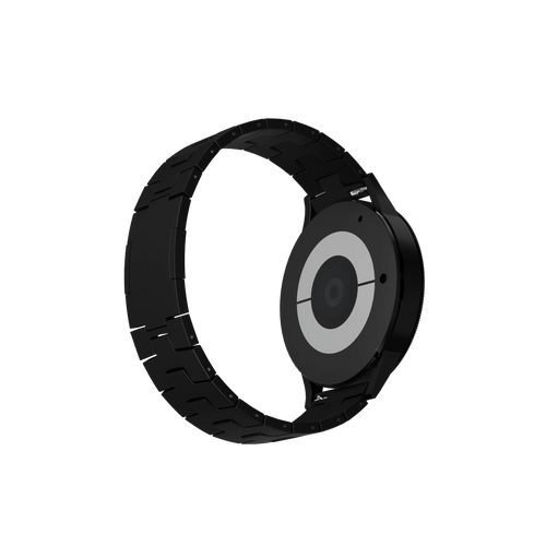 Bracelet en titane granulaire pour Oppo Watch X2 - fermeture plate(noir)