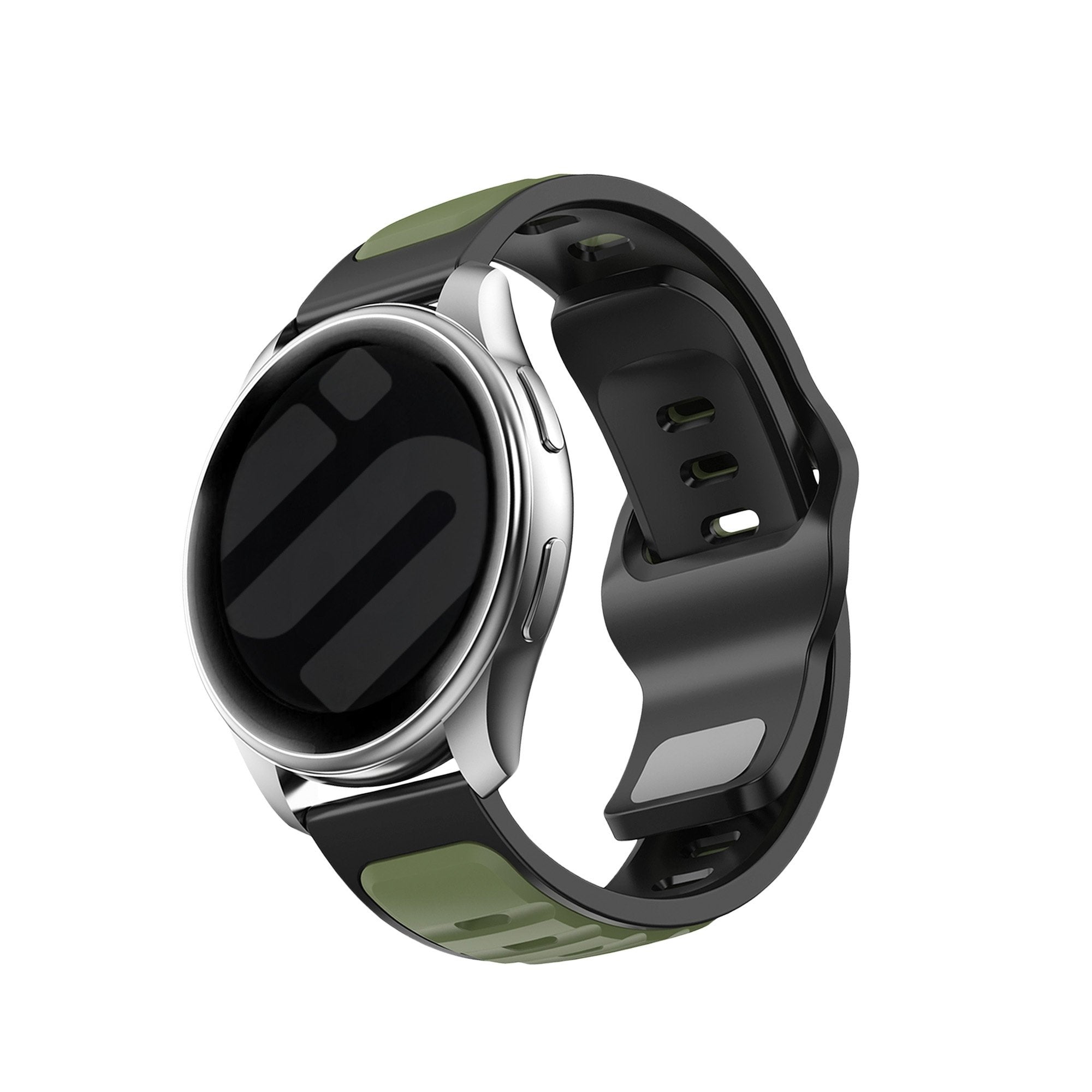 Polar Ignite Outdoor Duo Silicone Strap (Green/Black)