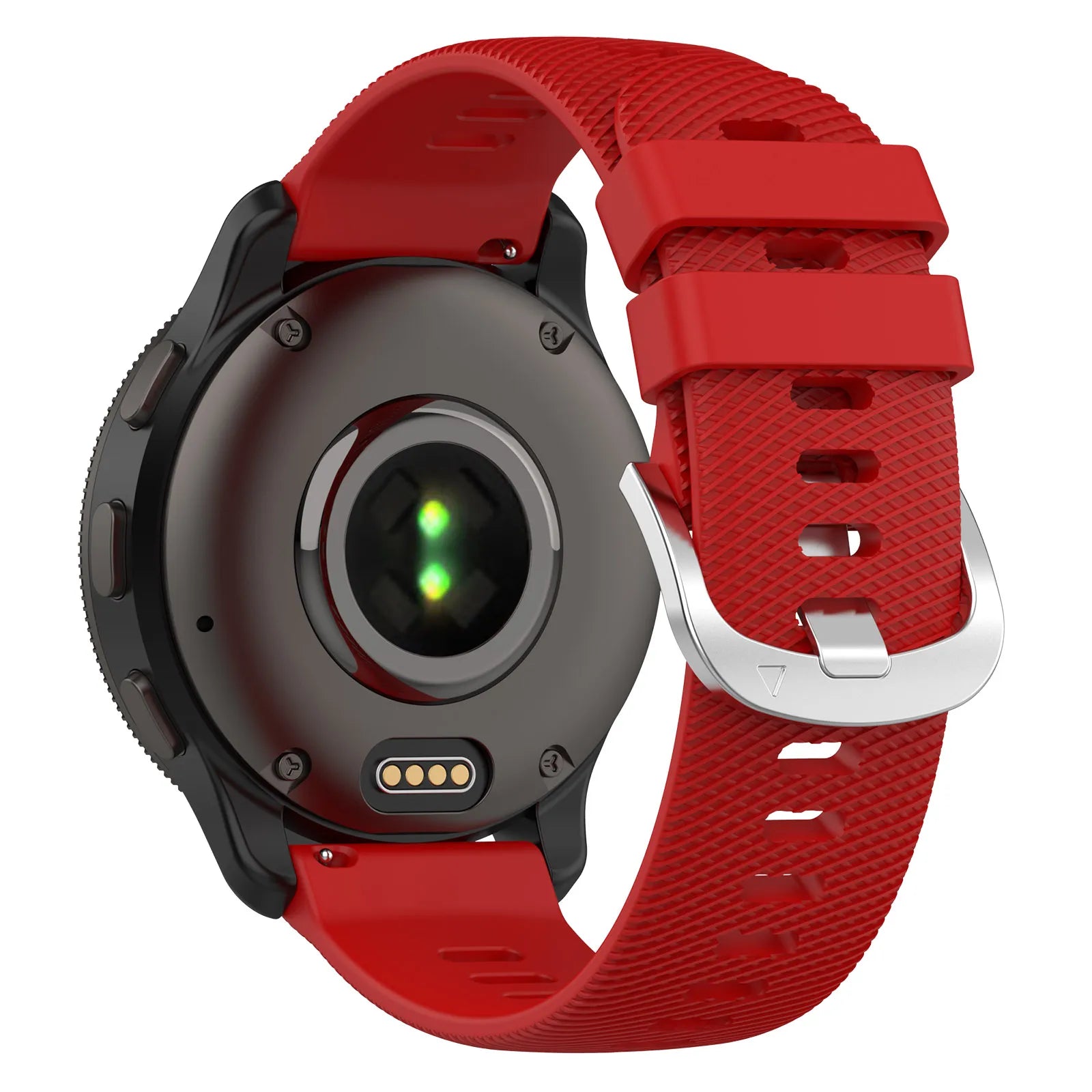 Bracelet silicone Garmin Vivomove Trend (rouge)