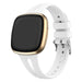 Bracelet silicone de luxe Fitbit Versa 3 (white)