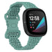 Fitbit Sense Silicone Strap with Pattern (Green)
