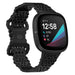 Fitbit Sense Silicone Strap with Pattern (Black)