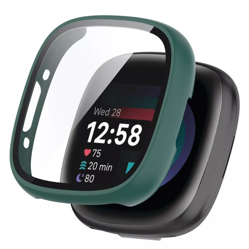 Fitbit Versa 4 / Sense 2 Hard Case with Glass