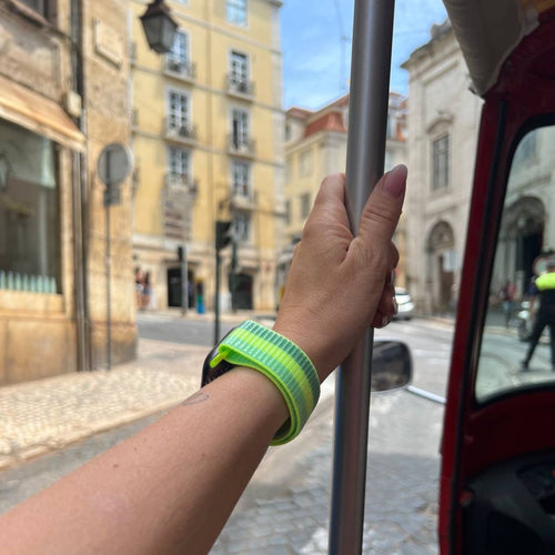 Bracelet nylon Apple Watch Ultra (vert/jaune)