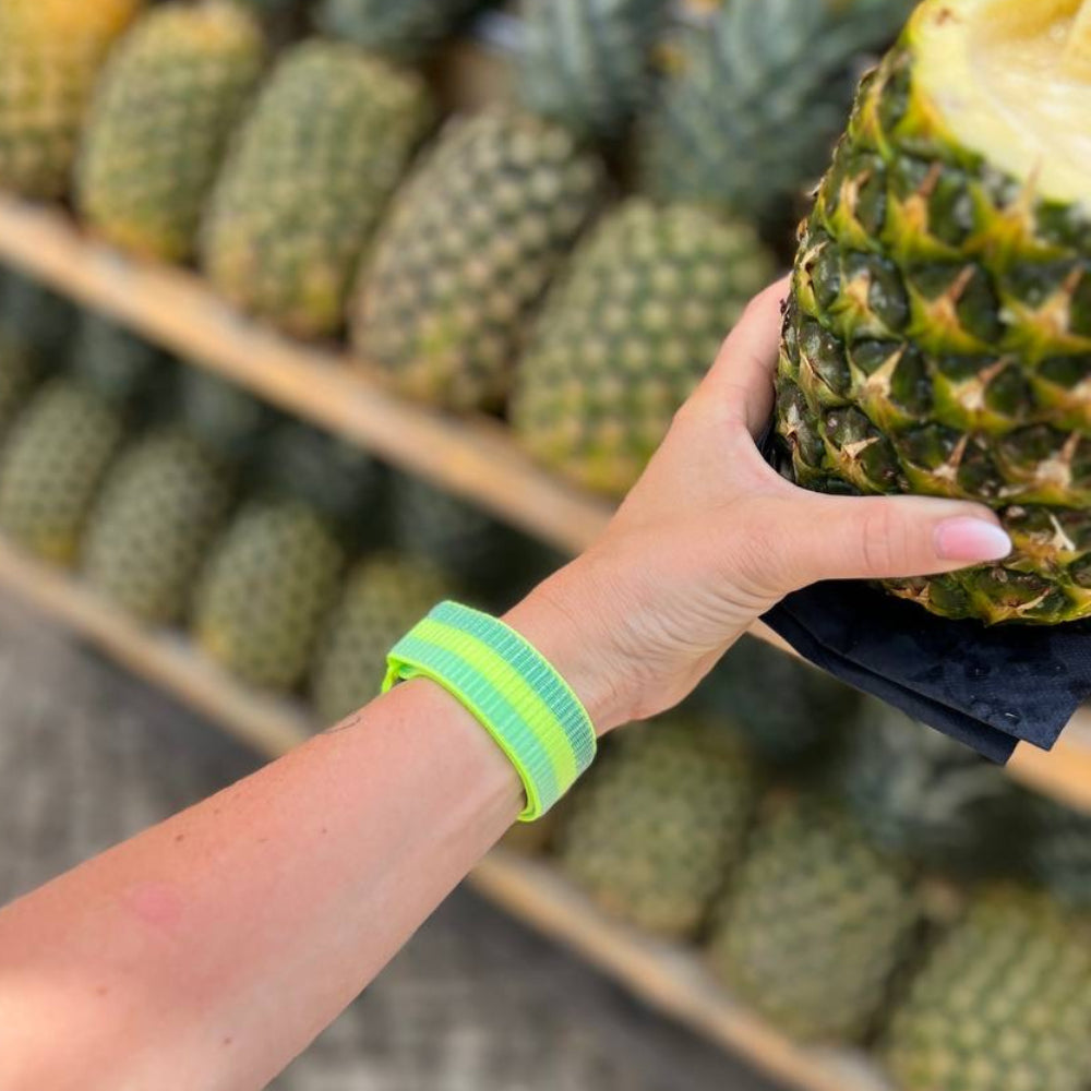 Bracelet nylon Apple Watch Ultra (vert/jaune)