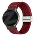 Bandz Garmin Vivomove Style Vintage Nylon Strap (Wine Red)