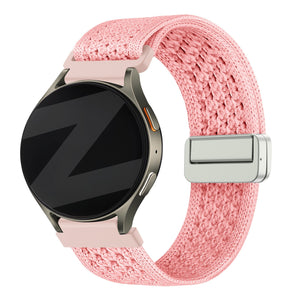 Bandz Garmin Forerunner 255s Vintage Nylon Strap (Pink)