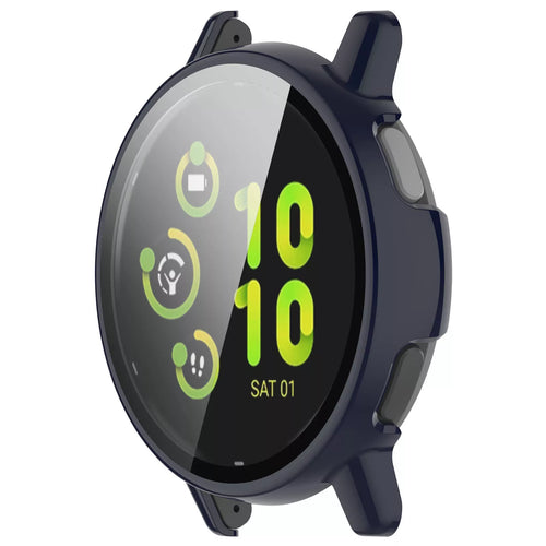 Coque rigide avec verre Garmin Vivoactive 5 (bleu foncé)