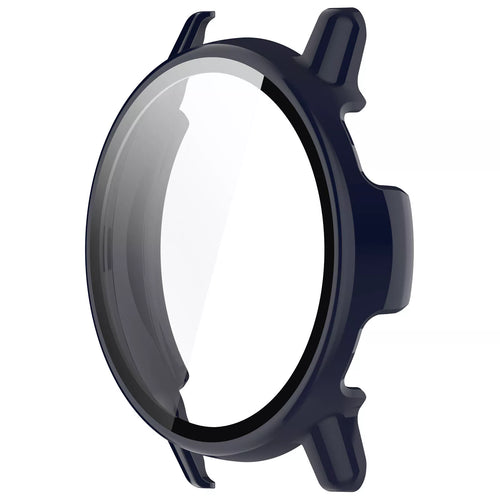 Coque rigide avec verre Garmin Vivoactive 5 (bleu foncé)