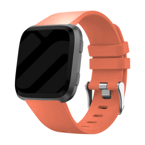 Bracelet silicone Fitbit Versa (pamplemousse)