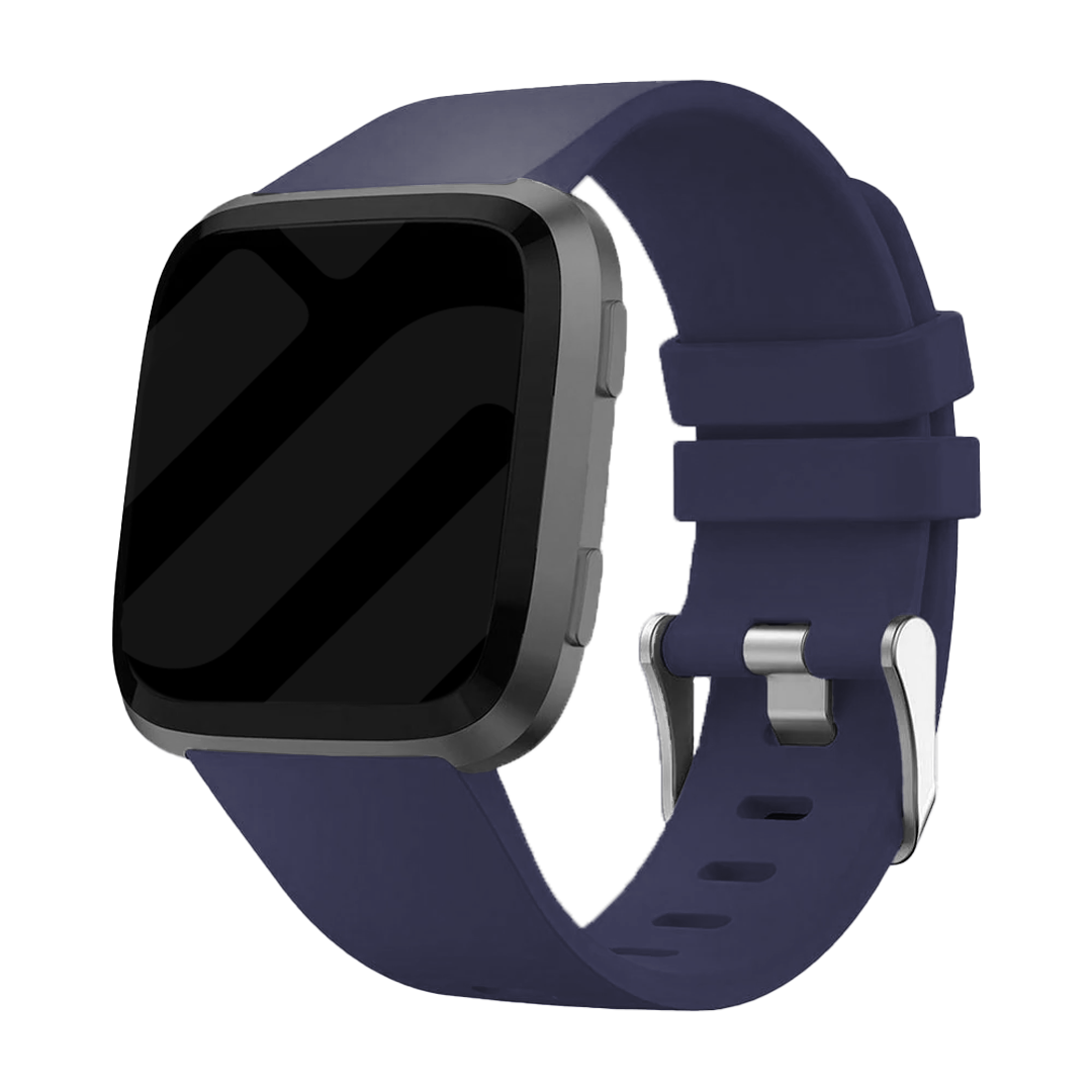 Bracelet silicone Fitbit Versa (bleu foncé)