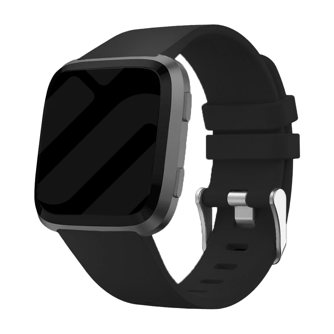 Bracelet silicone Fitbit Versa (noir)
