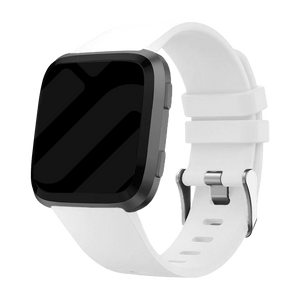 Bracelet silicone Fitbit Versa (blanc)