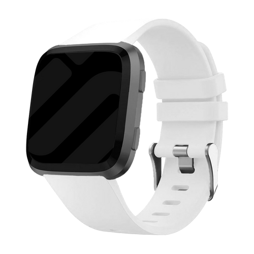 Bracelet silicone Fitbit Versa (blanc)