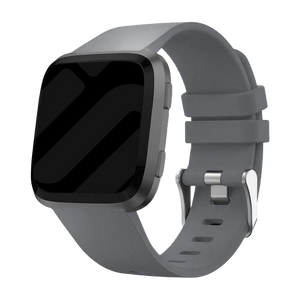 Bracelet silicone Fitbit Versa (gris)
