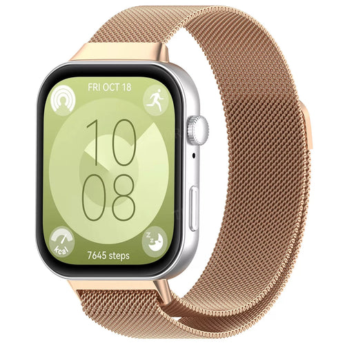 Bracelet milanais Huawei Watch Fit 5 (or rose)