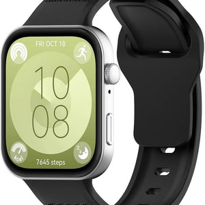 Bracelet silicone Outdoor Huawei Watch Fit 5 Pro (noir)