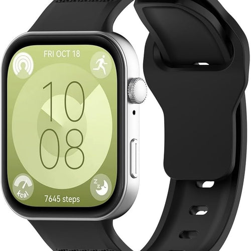 Bracelet silicone Outdoor Huawei Watch Fit 5 Pro (noir)