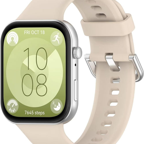 Bracelet silicone Huawei Watch Fit 5 Pro (beige)