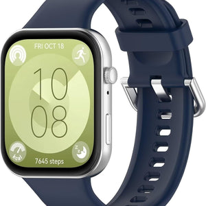 Bracelet silicone Huawei Watch Fit 4 (bleu foncé)