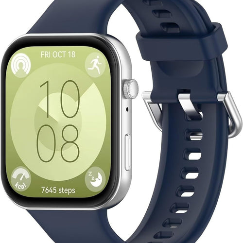 Bracelet silicone Huawei Watch Fit 5 Pro (bleu foncé)