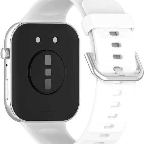 Bracelet silicone Huawei Watch Fit 5 Pro (blanc)
