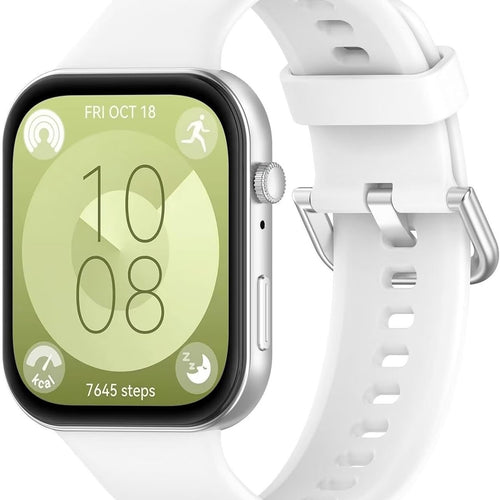 Bracelet silicone Huawei Watch Fit 5 Pro (blanc)
