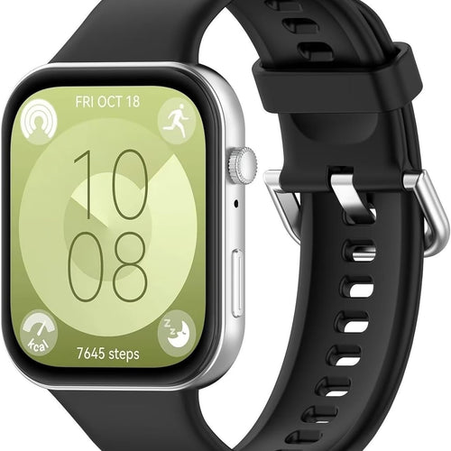 Bracelet silicone Huawei Watch Fit 5 Pro (noir)
