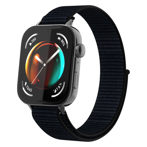 Bracelet nylon Huawei Watch Fit 4 Pro (noir)
