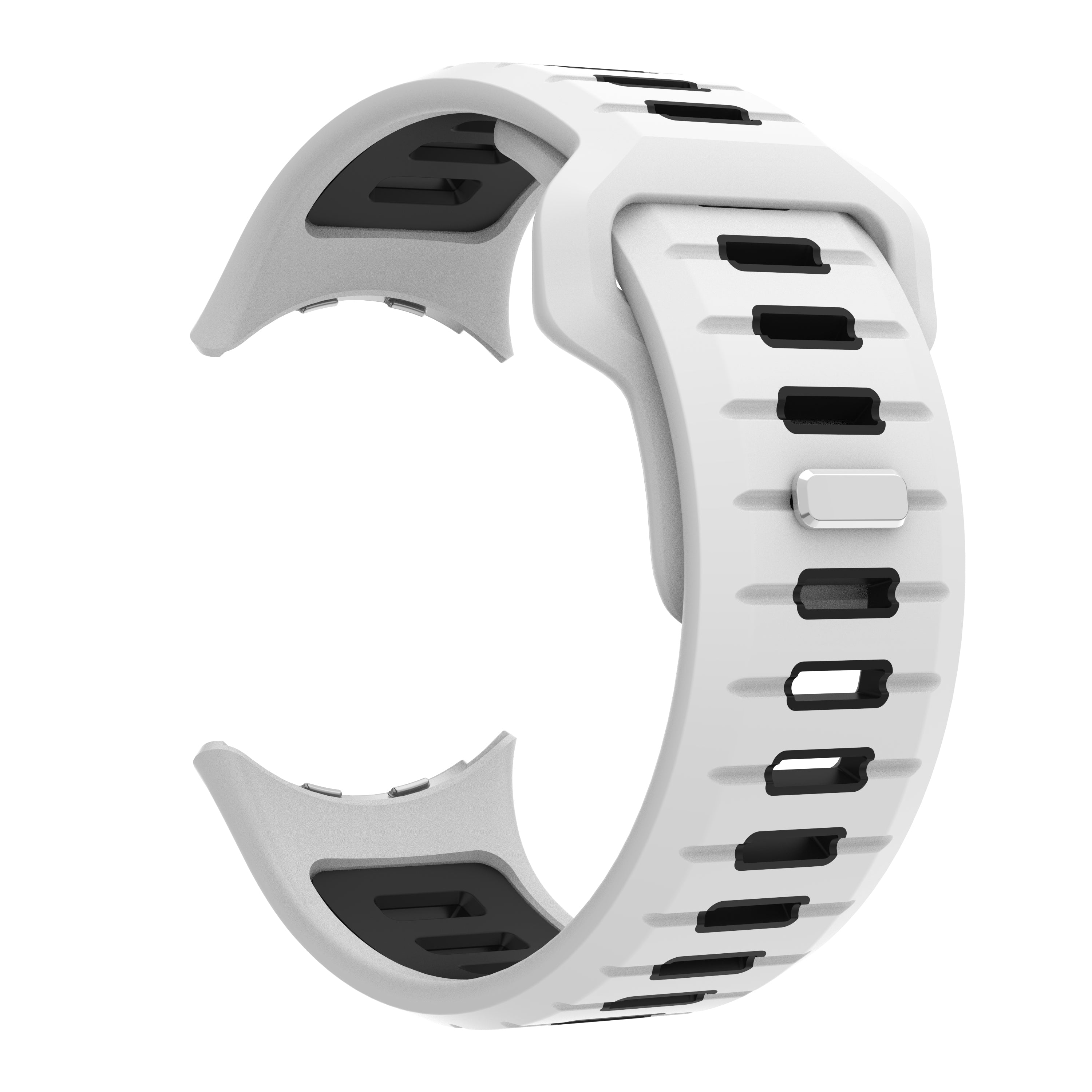 Bracelet sport Outdoor Google Pixel Watch 4 - 45mm (blanc/noir)