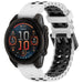 Bracelet sport ondulé Garmin Instinct 2x (blanc/noir)