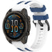 Garmin Fenix 7x Sport Grain Strap (White/Blue)