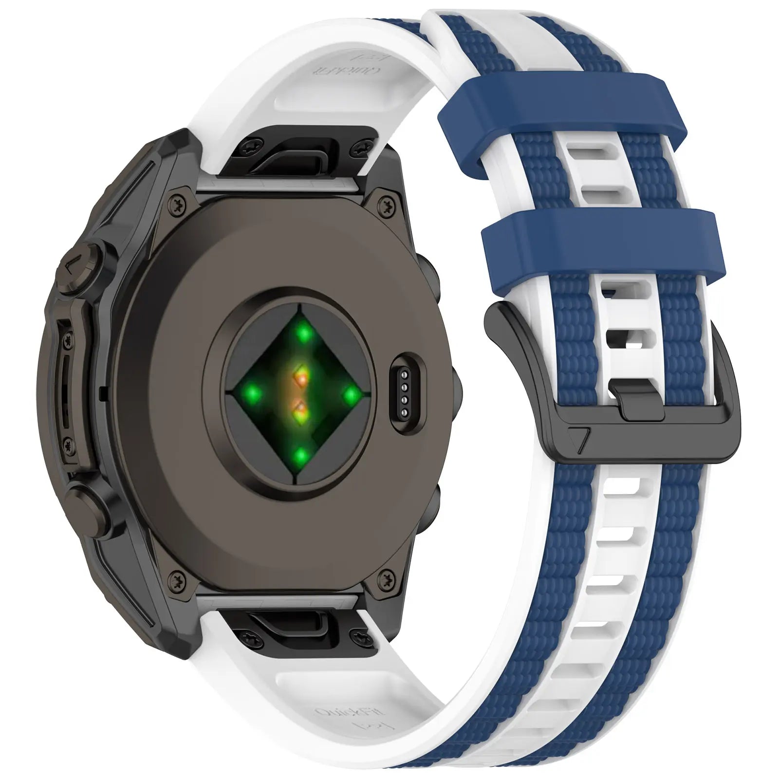 Garmin Fenix 7x Sport Grain Strap (White/Blue)