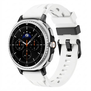 Samsung Galaxy Watch 9 - 40mm Race Silicone Strap (White)