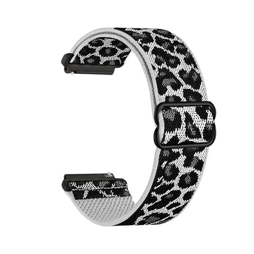 Huawei Watch GT 5 Pro - 42mm Elastic Strap (White Leopard)