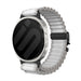 Bracelet nylon Outdoor avec boucle en P Samsung Galaxy Watch 8 - 44mm (blanc avec noir)