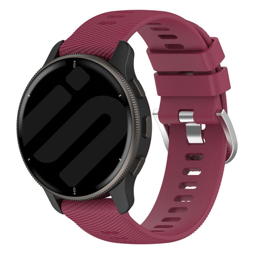 Garmin Approach S44 Silicone Strap (Wine Red)