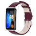 Huawei Band 9 Leather Strap (Wine Red)